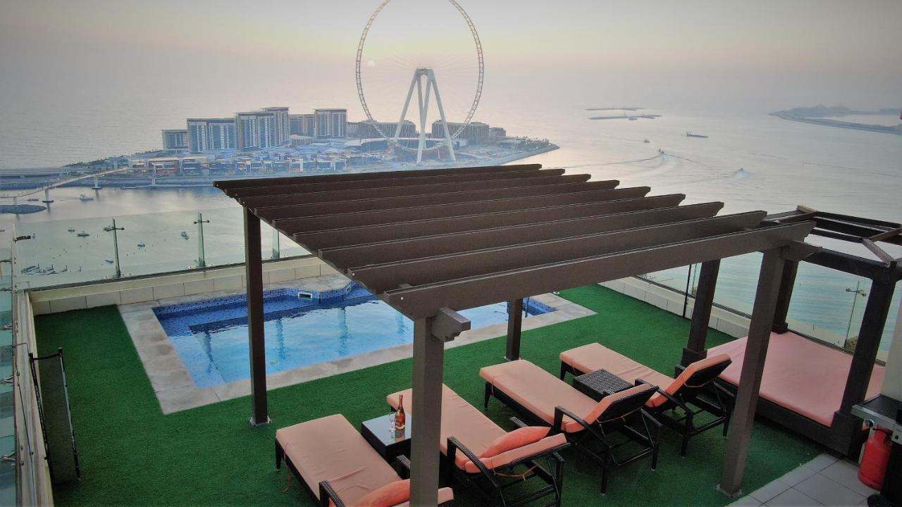 Jbr Penthouse With Terrace Pool Apartment Dubai Exterior photo