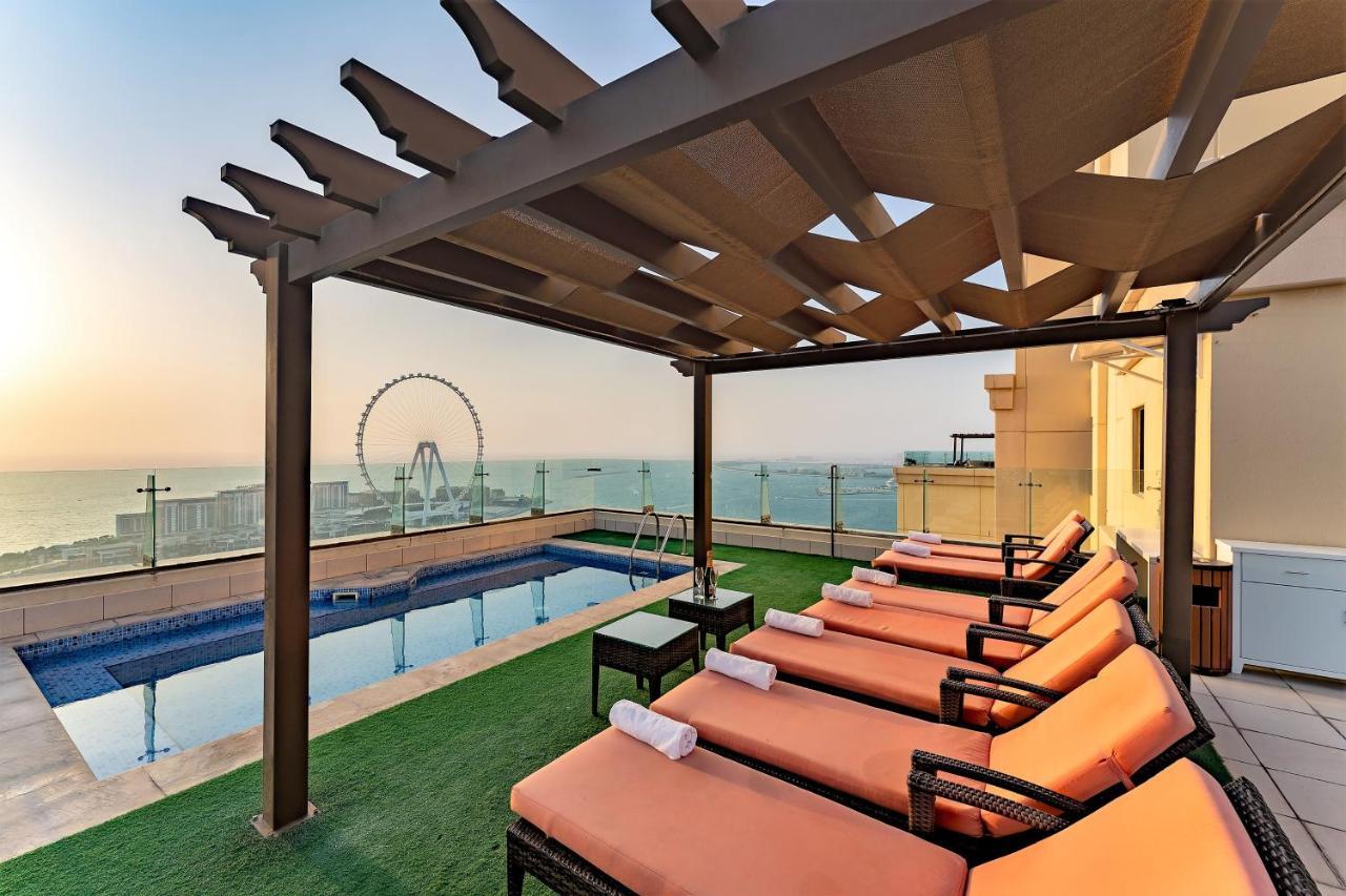 Jbr Penthouse With Terrace Pool Apartment Dubai Exterior photo